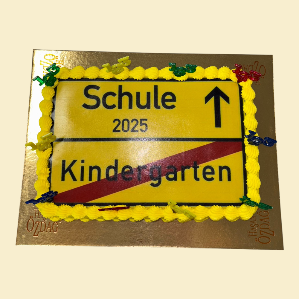 Goodbye Kindergarten – Schulstart-Torte