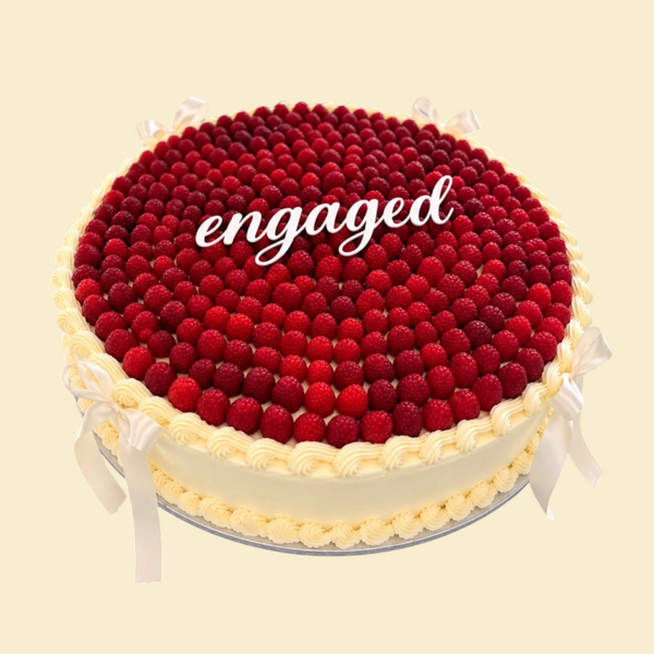 Engaged Himbeertorte mit Buttercreme