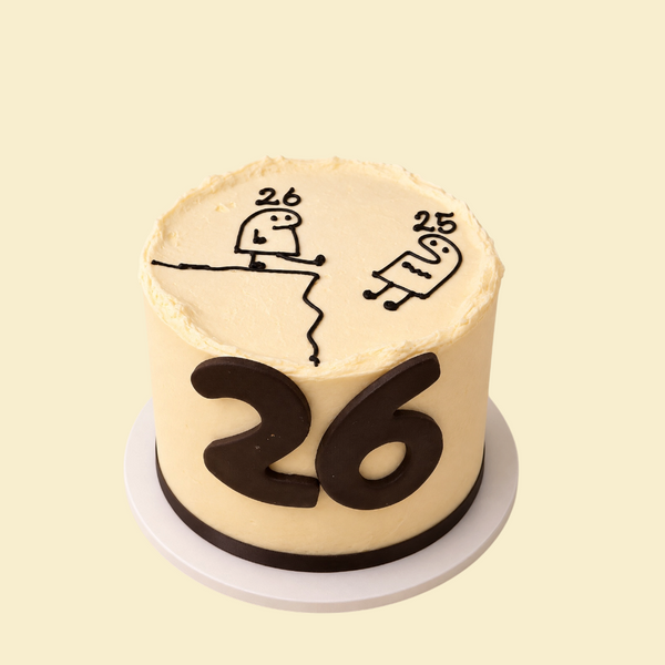 Bento Geburtstagstorte „Bye Bye 25 – Hello 26“
