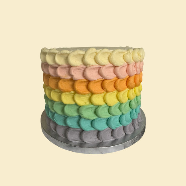 Rainbow Torte – Bunte Cremetorte
