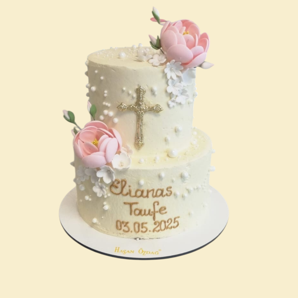 2 Stöckige Kommunionstorte mit Buttercreme