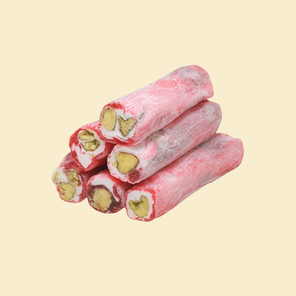 Rosenaroma-Pistazien-Lokum – Güllü Fıstıklı Fitil Lokum