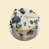 Elegant Blue Blossom – Eighteen Cake
