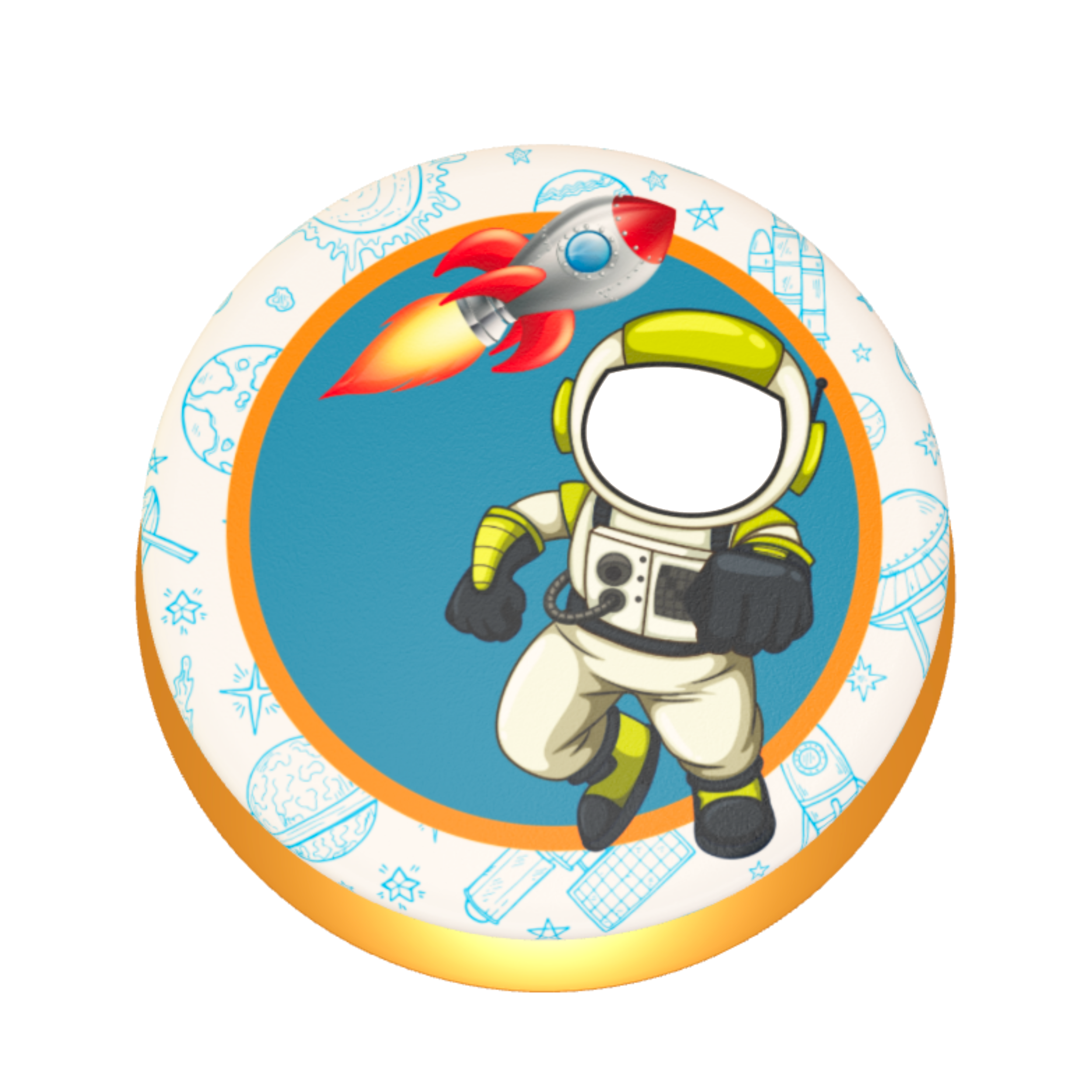 Astronauten Foto Torte