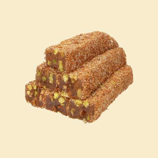 Kadayif-Pistazien-Lokum mit Honigaroma – Kadayiflı Ballı Fıstıklı Fitil