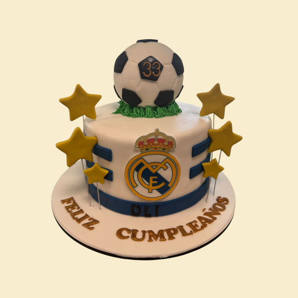 Real Madrid Torte mit Fußball