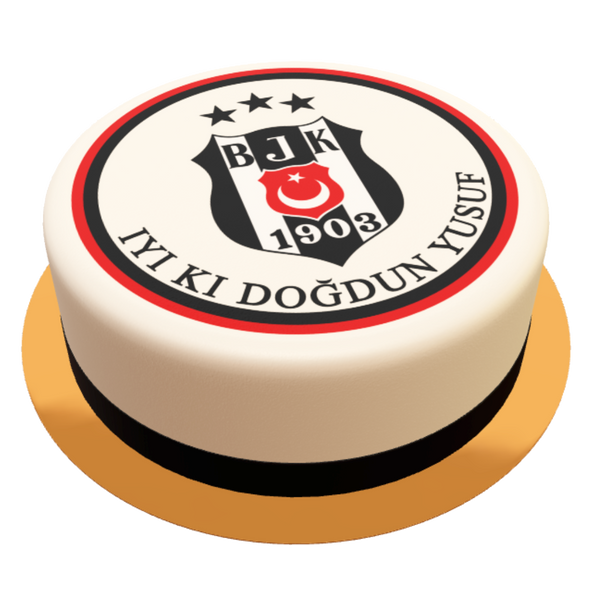 Runde Besiktas Torte