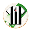 Runde Besiktas T-Shirt Torte