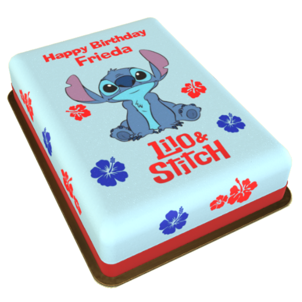 Lillo & Stich Torte personalisiert mit Namen und Alter