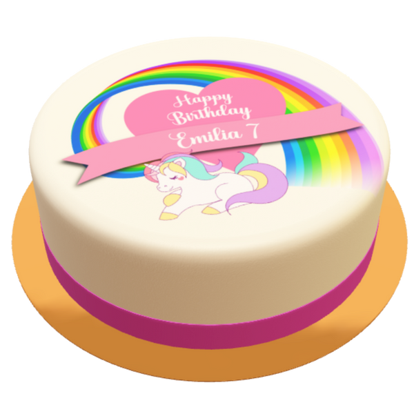 Unicorn Rainbow Torte