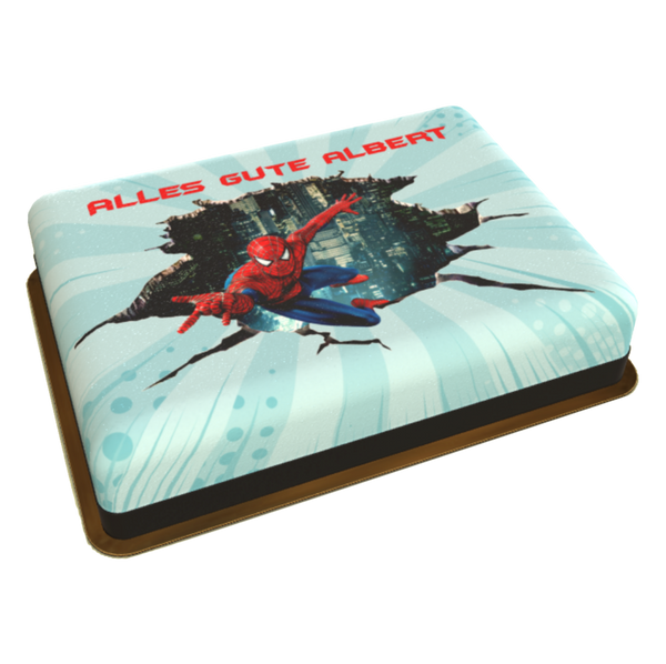 Spiderman Torte personalisiert mit Namen und Alter