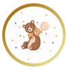 Babybär personalisiert mit Wunschtext