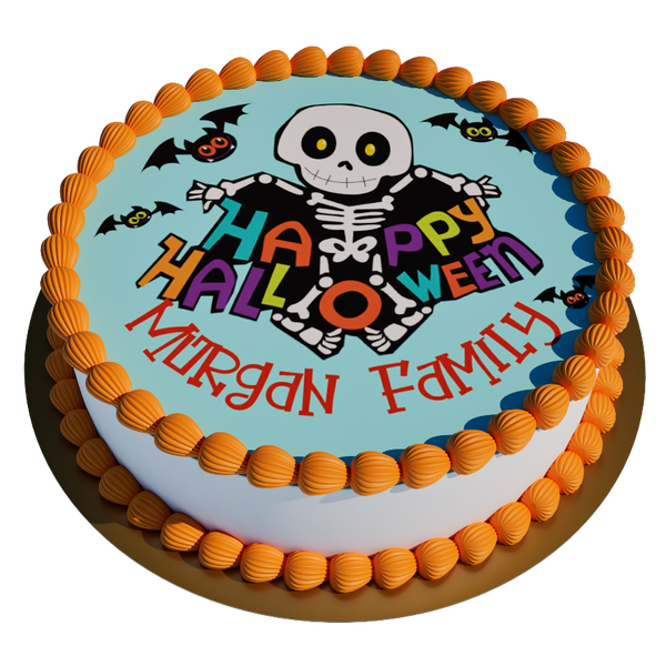 Halloween Bat personalisiert mit Wunschtext