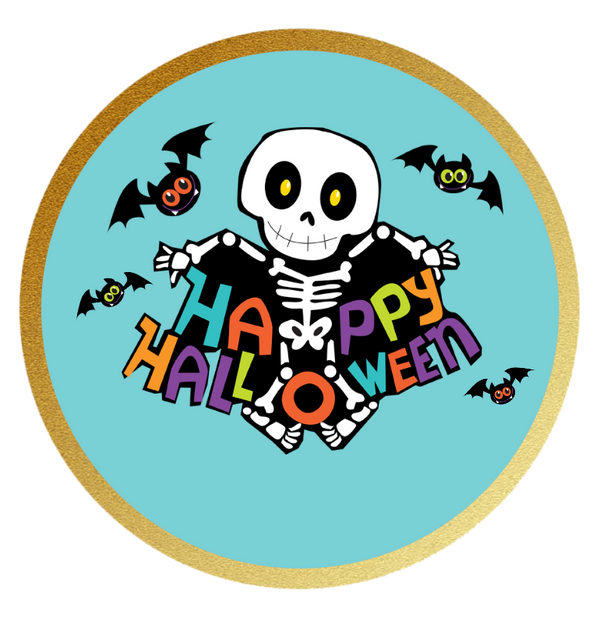 Halloween Bat personalisiert mit Wunschtext