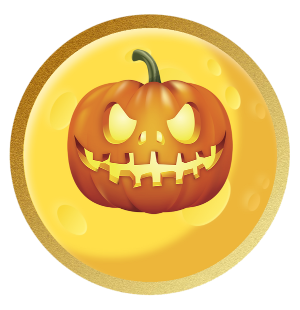 Halloween Kürbis personalisiert mit Wunschtext