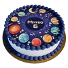 Planeten mit Wunschtext