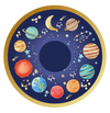 Planeten mit Wunschtext