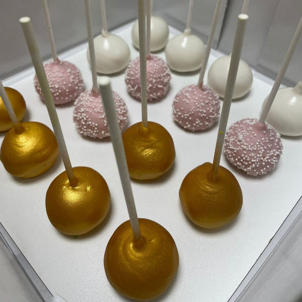 Cakepops Pink Gold Weiß (ab 10 Stk.)