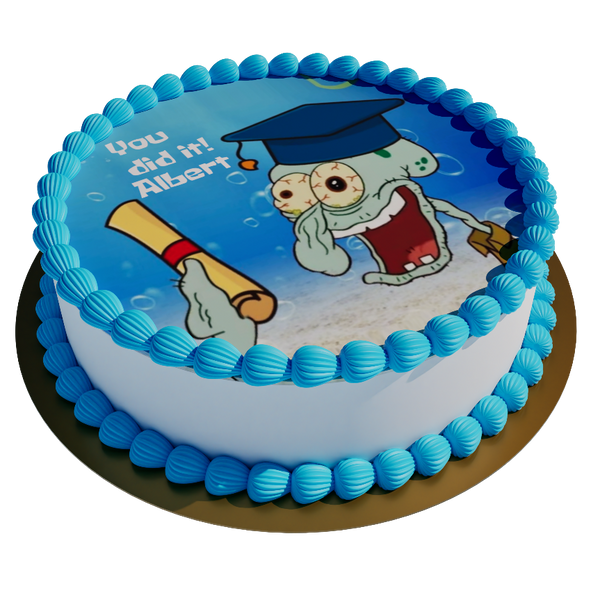 Squid You did it! personalisiert mit Wunschtext