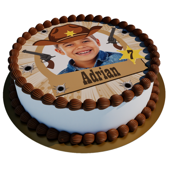 Cowboy personalisiert mit Wunschtext