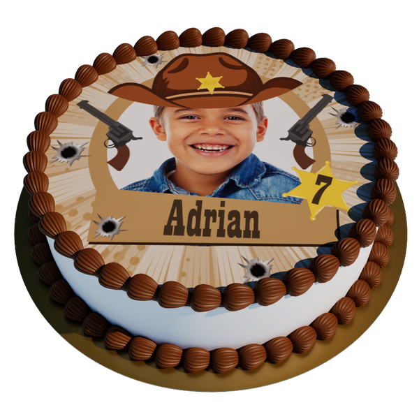 Cowboy personalisiert mit Wunschtext