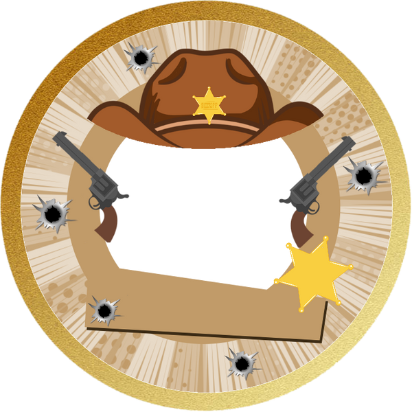 Cowboy personalisiert mit Wunschtext