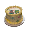 runde Schwammkopf Party-Torte – „What’s Funnier Than 24?“
