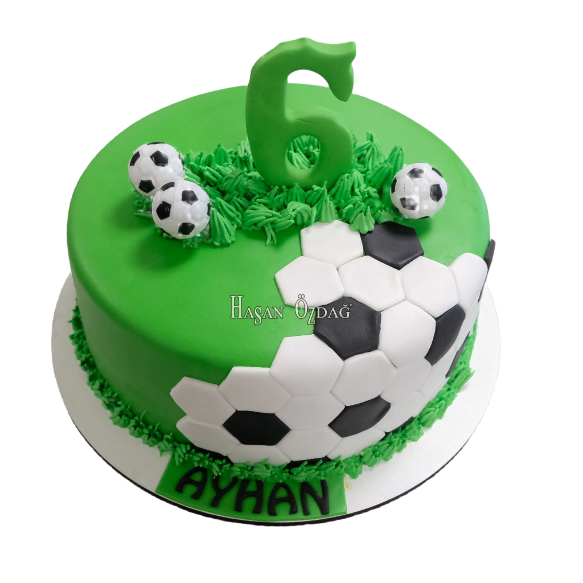Torte mit Fußbällen Torte mit Fußbällen