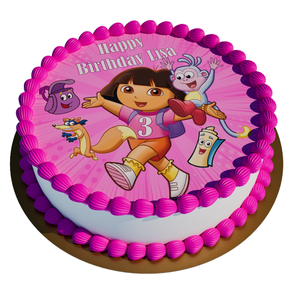 Dora personalisiert mit Wunschtext