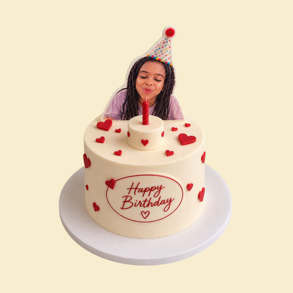 Bento Fototorte mit Wunschfoto – Happy Birthday