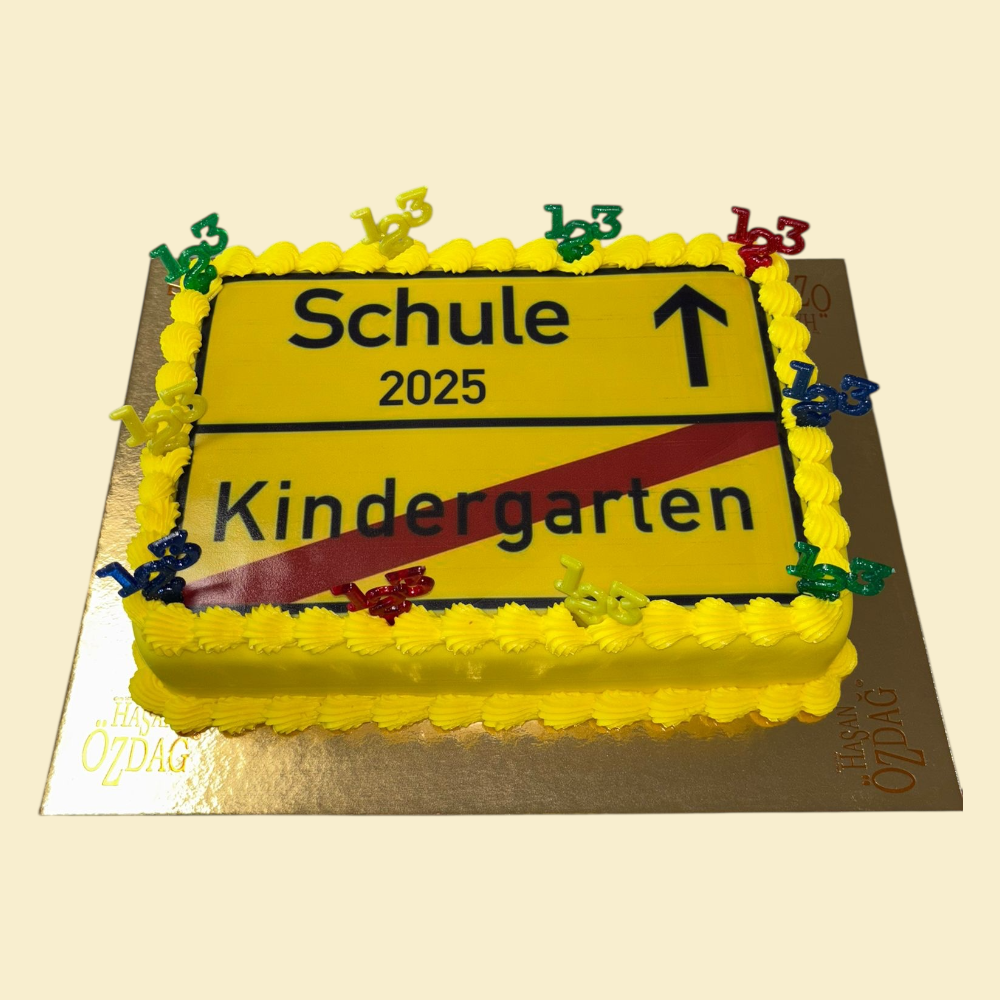 Goodbye Kindergarten – Schulstart-Torte