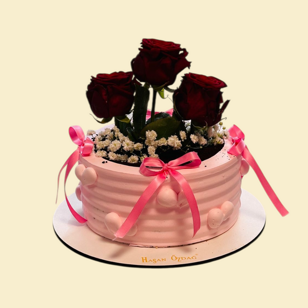 Blumenkübel Torte zum Muttertag