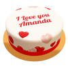 Love Torte personalisiert mit Wunschtext, Name und Alter