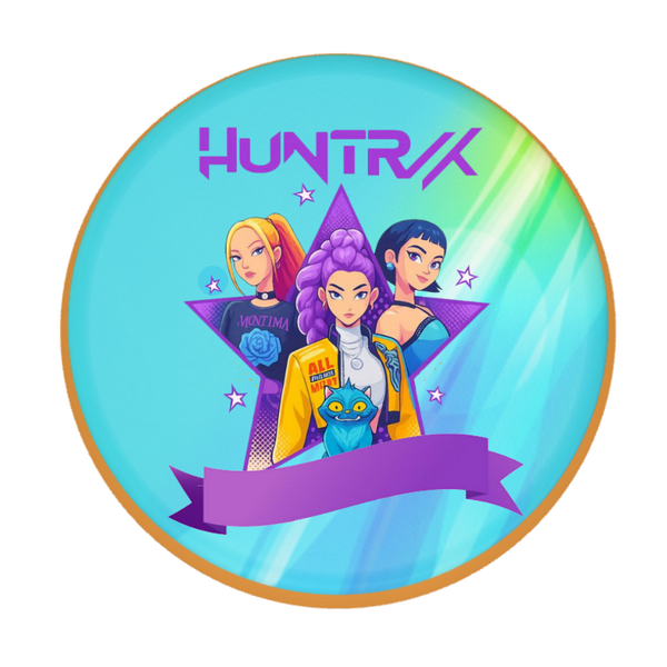 Huntrix personalisiert mit Wunschtext, Name und Alter