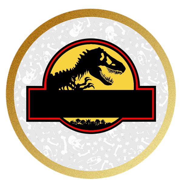 Jurrassic Dinosaurier personalisiert mit Wunschtext