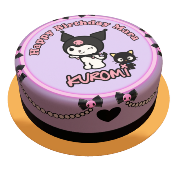 Kuromi personalisiert mit Wunschtext, Name und Alter