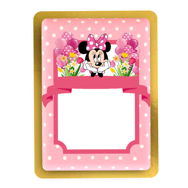 Minnie Torte personalisiert personalisiert mit Wunschfoto,  Namen und Alter