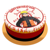 Naruto Torte personalisiert mit Wunschtext, Name und Alter