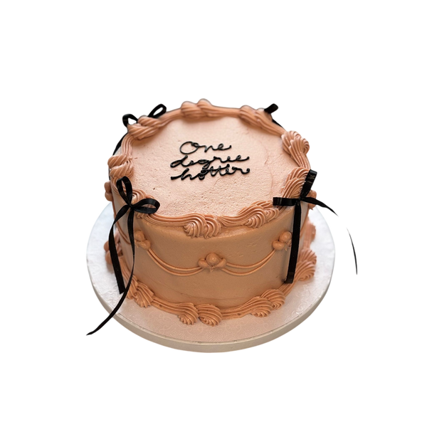 "one degree hotter Torte in Rosa"