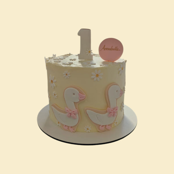 Gänschen-Torte zum 1. Geburtstag