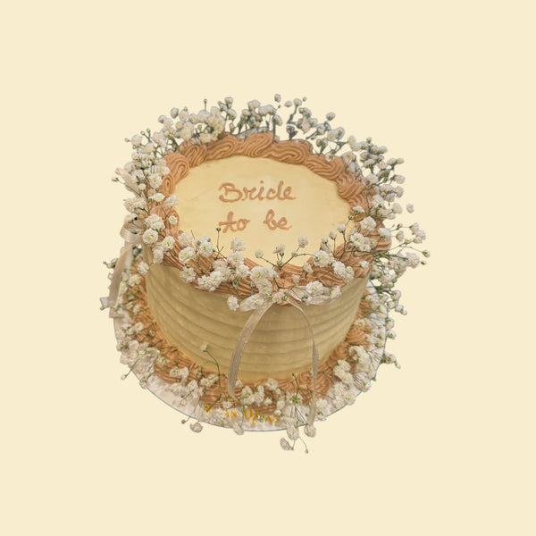 Bride to Be Torte – Vintage Style mit Schleierkraut & Buttercreme