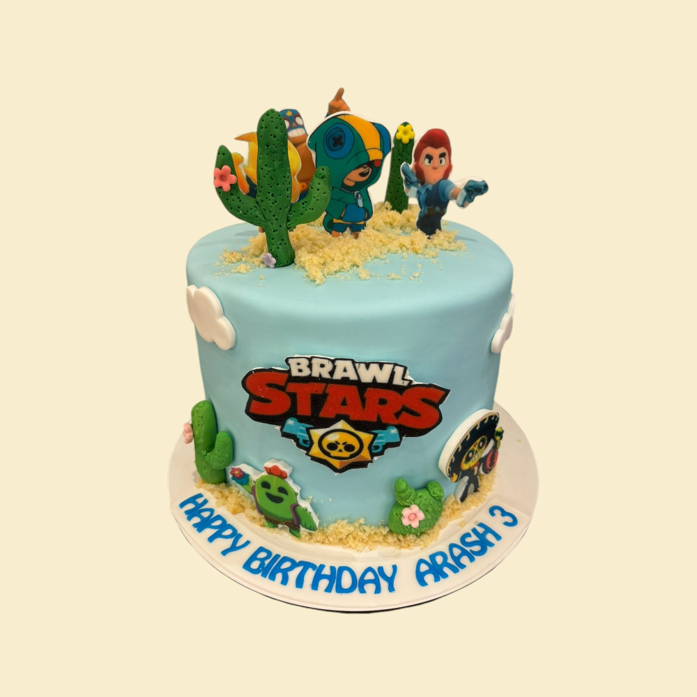 Brawl Stars Torte – Gaming-Torte zum Kindergeburtstag