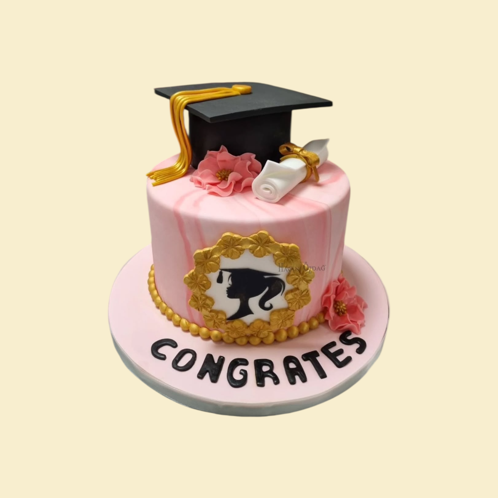 Graduation-Torte Congrats