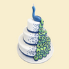 Pfau-Torte – Elegante Hochzeitstorte mit Pfauenmotiv