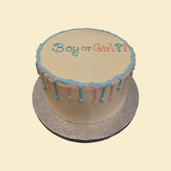 Gender Reveal Torte Boy or Girl? – Überraschungstorte zur Babyparty