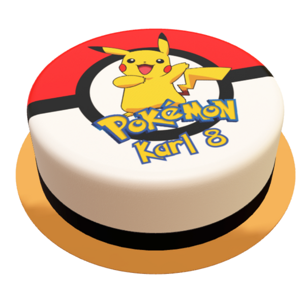 Pikachu Pokemon mit Wunschtext, Name und Alter