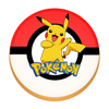 Pikachu Pokemon mit Wunschtext, Name und Alter