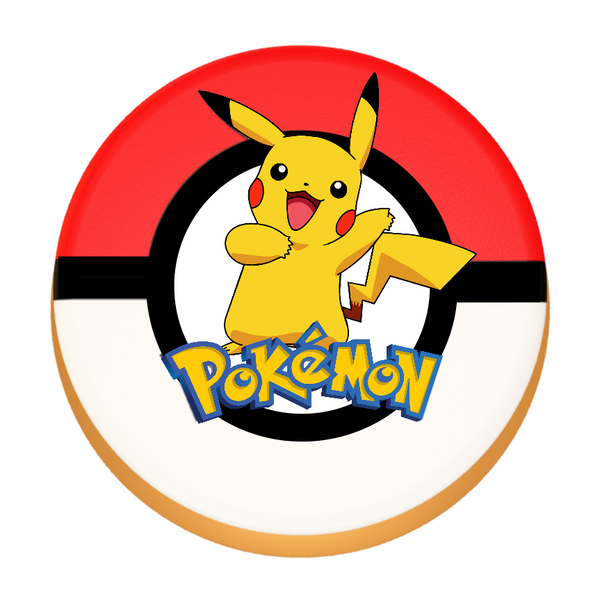 Pikachu Pokemon mit Wunschtext, Name und Alter
