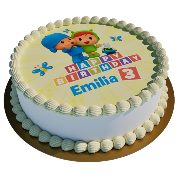 Pocoyo personalisiert mit Wunschtext