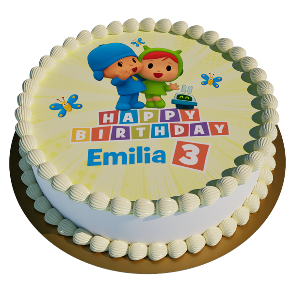 Pocoyo personalisiert mit Wunschtext